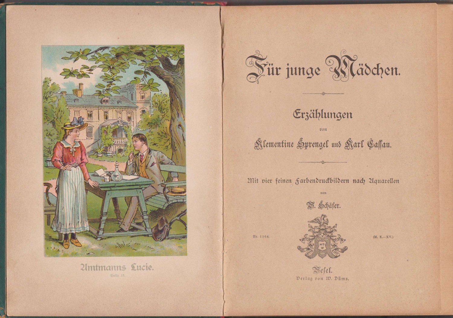 SPRENGEL, Für junge Mädchen.