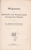 Sokolowsky, A.: Wegweiser zum Sammeln