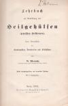 WERNICH, Lehrbuch zur Ausbildung von Heilgehülfen (geprüften Heildienern).