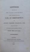 CHESTERFIELD, Letters written by the right honorable Philip Dormer Stanhope, Ear