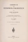 MACKENZIE, Lehrbuch der Herzkrankheiten. (Deutsche Erstausgabe!).