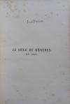 POIRIER, J.: Le Siège de Mézières en 1521.