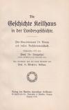 LANGETHAL, Die Geschichte Keilhaus in der Landesgeschichte. Für Educationsrat Dr