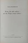 BAUMBACH, E.: Worte, die mich suchten -- auf den Wegen meines Lebens.
