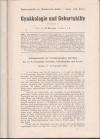 Ergänzungshefte zur "Medizinischen Klinik". 1. Jahrg. 1905 u. 2. Jahrg. 1906.