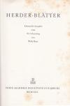 HAAS, Herder-Blätter. Faksimile-Ausgabe zum 60. Geburtstag von Willy Haas. (Widm
