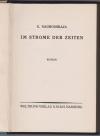 NAGRODSKAJA, Im Strome der Zeiten. (Deutsche Erstausgabe!).