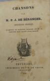 BERANGER, Chansons par P. J. de Béranger. Nouvelle Édition.