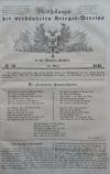 Mittheilungen der verbündeten Krieger-Vereine in der Provinz Sachsen. No. 1; 184